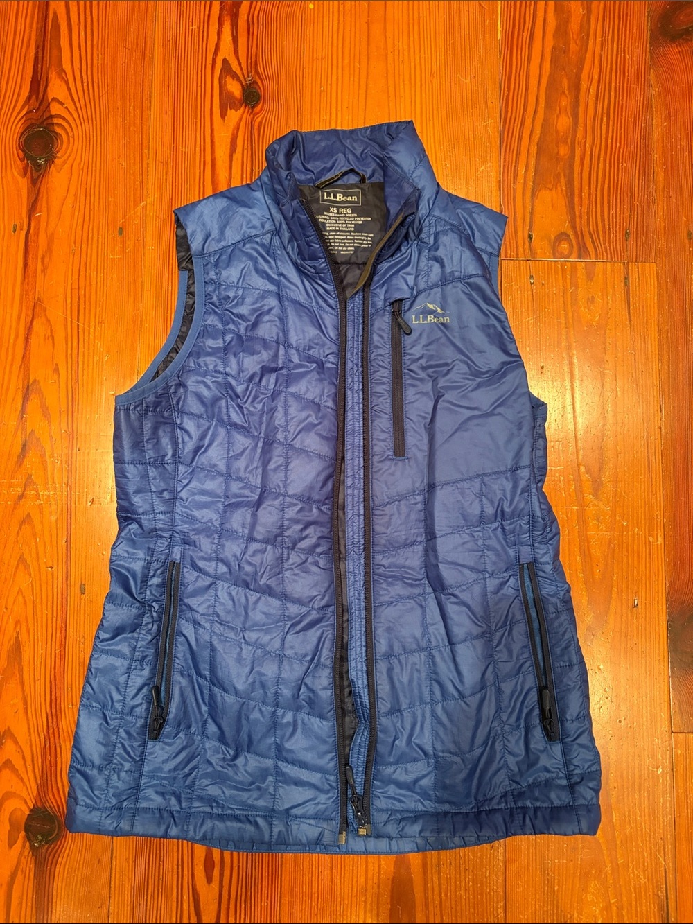 L.L. Bean Women’s Quilted Packable Vest - Royal Blue Size XS